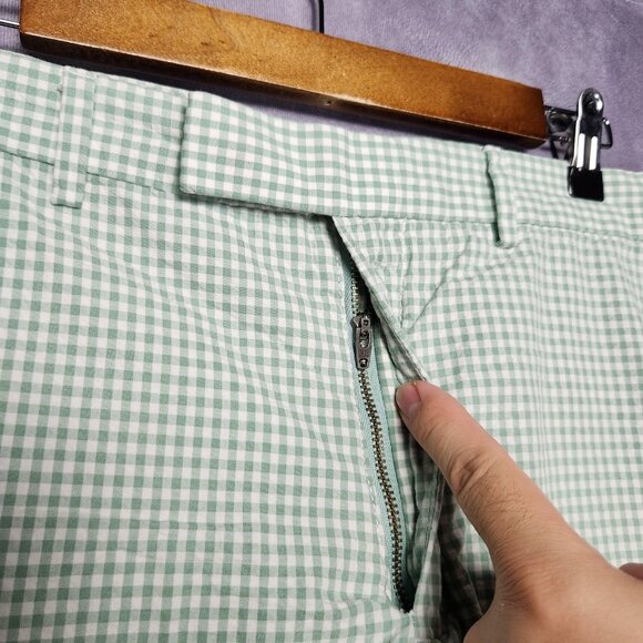 Polo Ralph Lauren Shorts Mens 38 Gingham Check Classic Preppy Casual - Picture 12 of 16